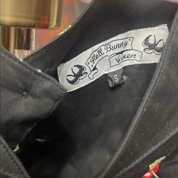 π Hell Bunny Vixen Cherry Print Dress β Size Small (NWOT Without Tag) - Picture 4 of 9